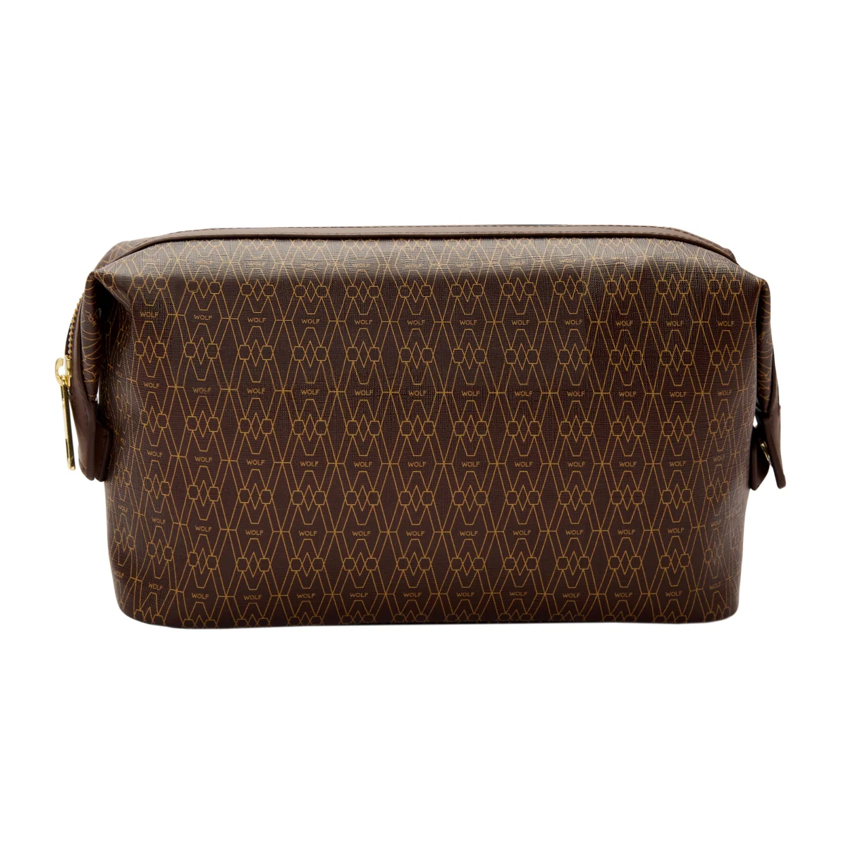 Wolf Signature Vegan Collection Brown Washbag