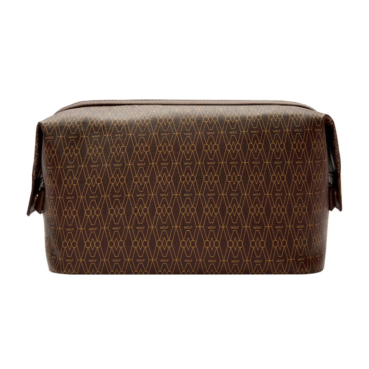 Wolf Signature Vegan Collection Brown Washbag - Image 2