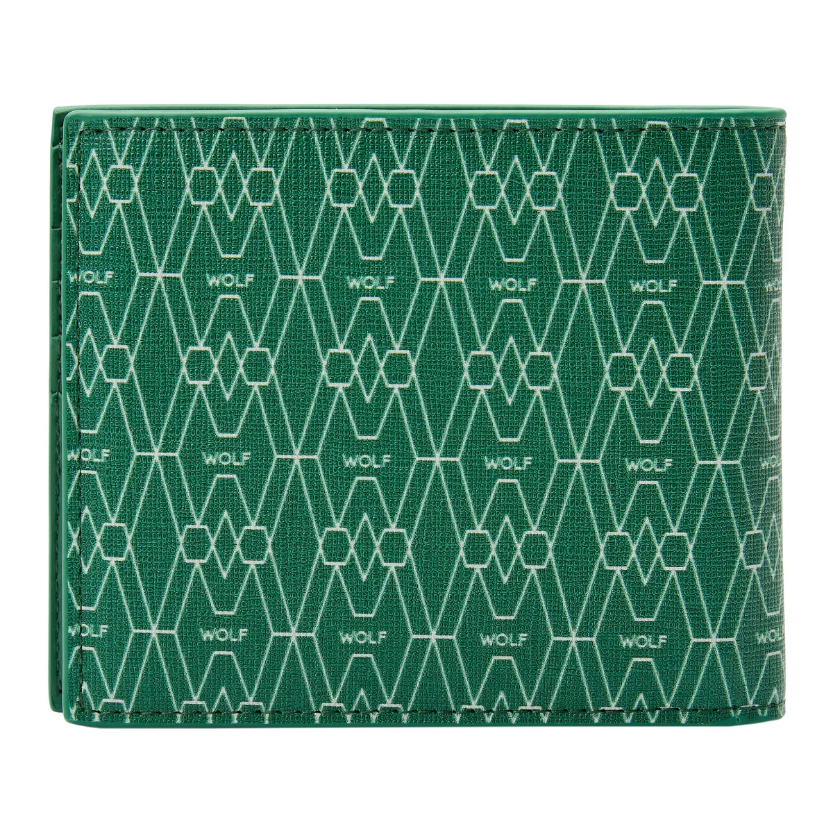 Wolf Signature Vegan Collection Green Billfold Wallet - Image 2