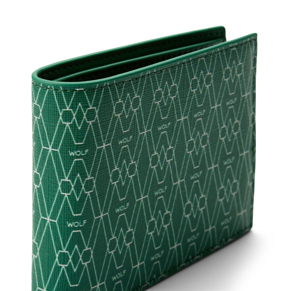 Wolf Signature Vegan Collection Green Billfold Wallet - Image 3