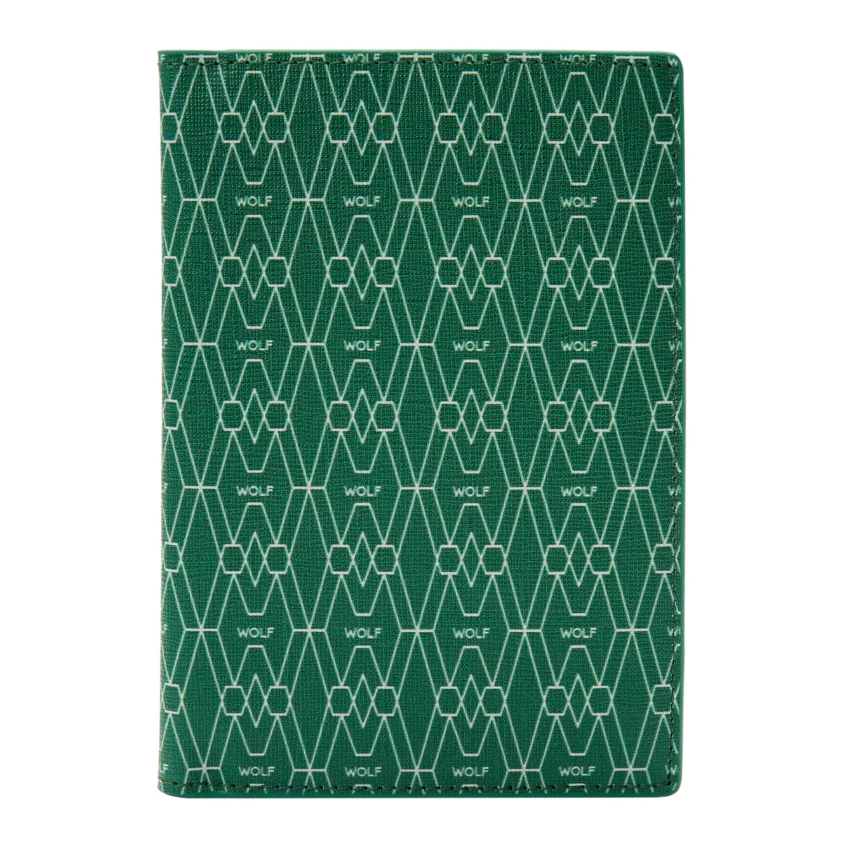 Wolf Signature Vegan Collection Green Passport Sleeve