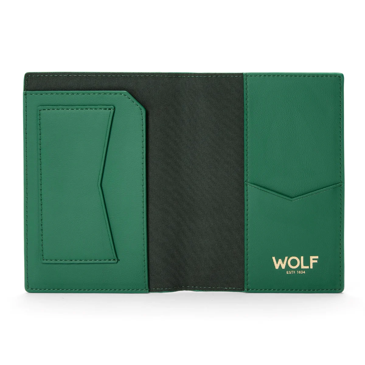Wolf Signature Vegan Collection Green Passport Sleeve - Image 3
