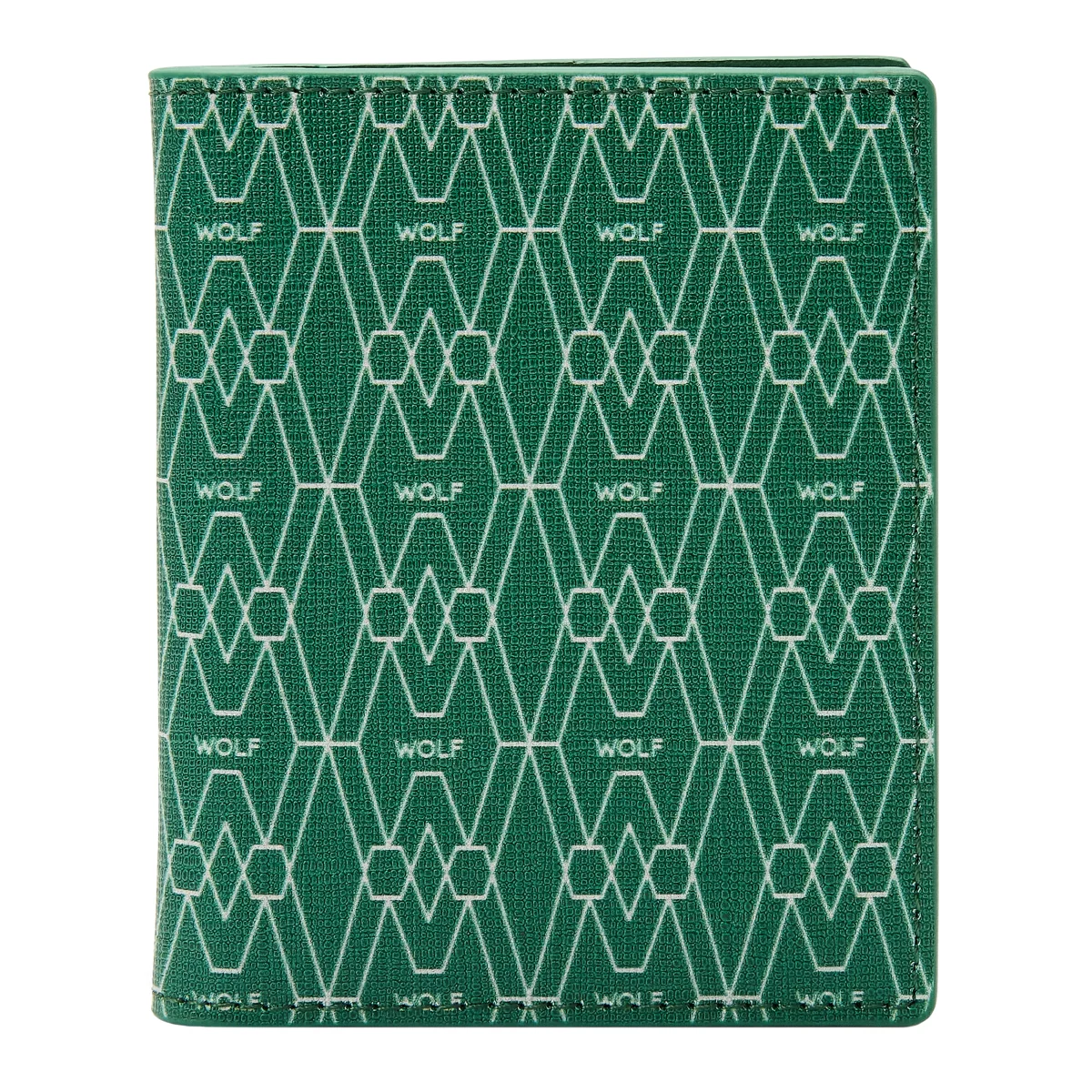 Wolf Signature Vegan Collection Green Range ID Card Case