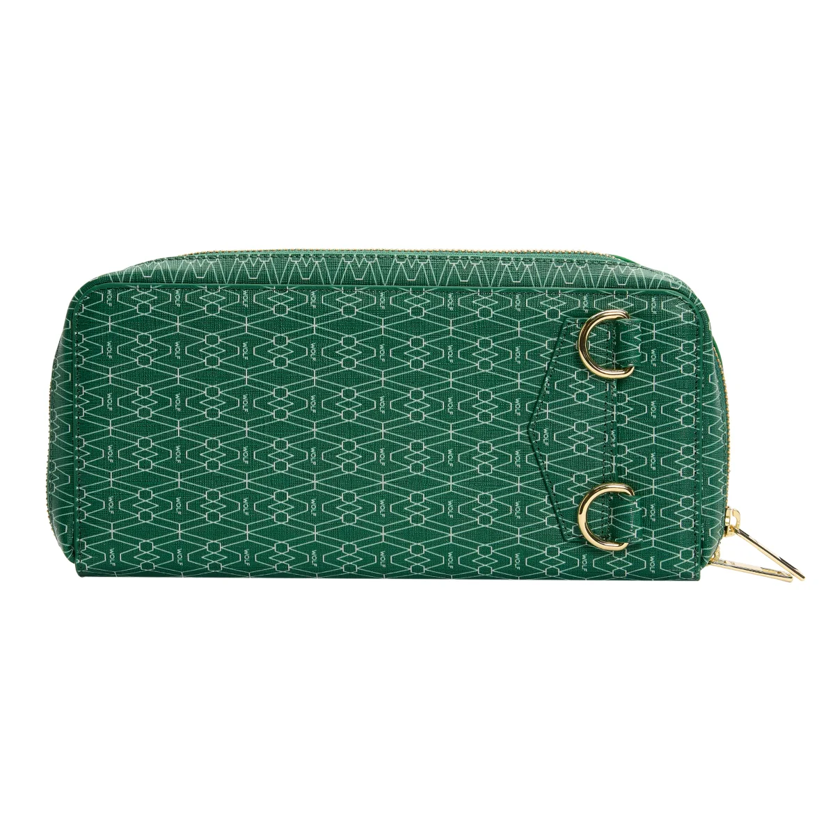 WOLF Signature Vegan Collection Green Travel Case - Image 2