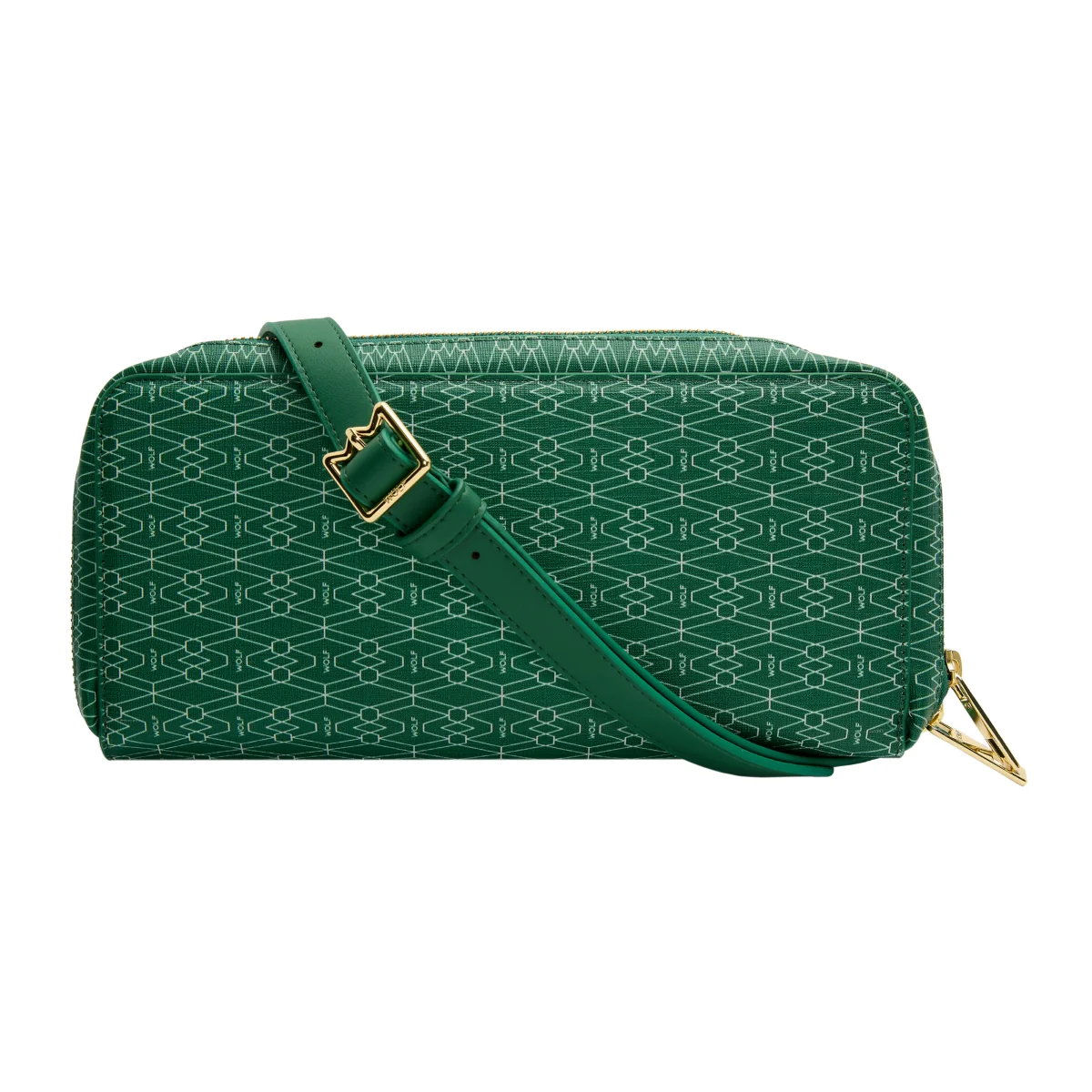 WOLF Signature Vegan Collection Green Travel Case - Image 3