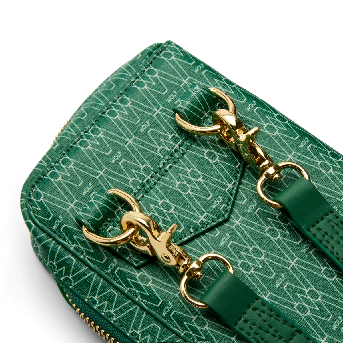 WOLF Signature Vegan Collection Green Travel Case - Image 6