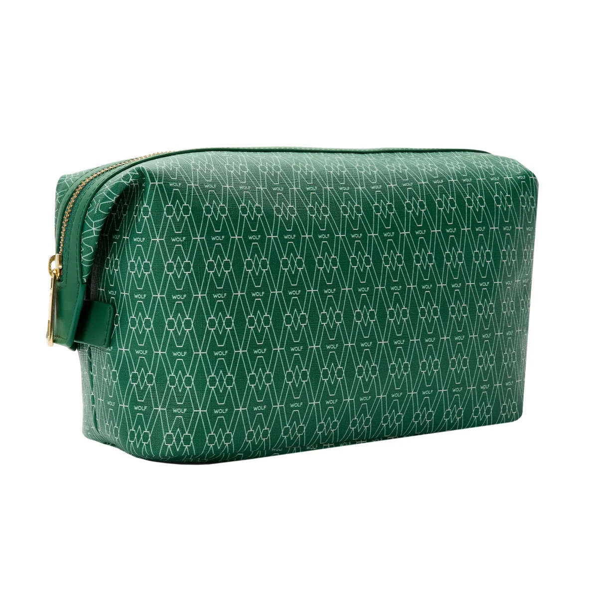 Wolf Signature Vegan Collection Green Washbag - Image 3