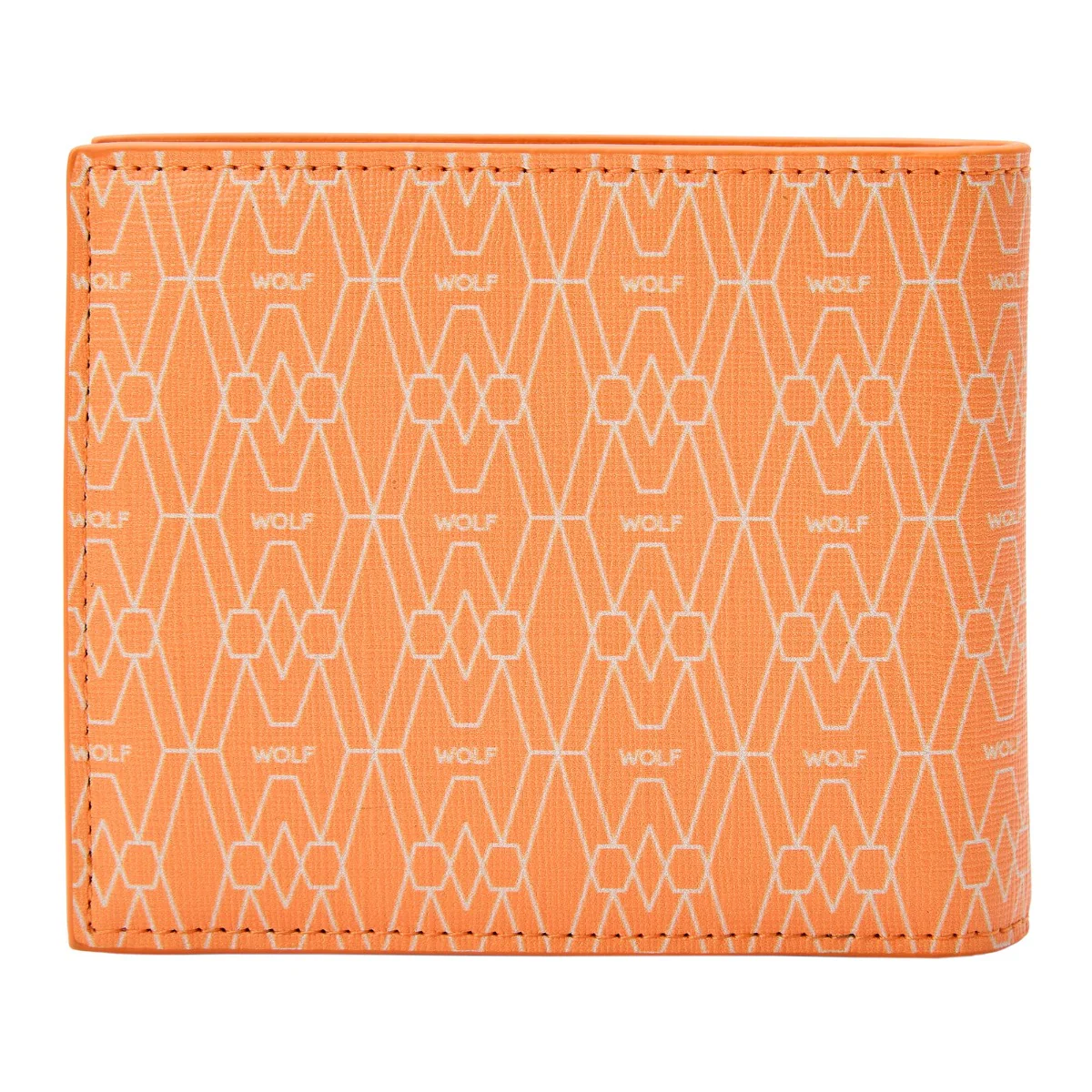 Wolf Signature Vegan Collection Orange Billfold Wallet - Image 2