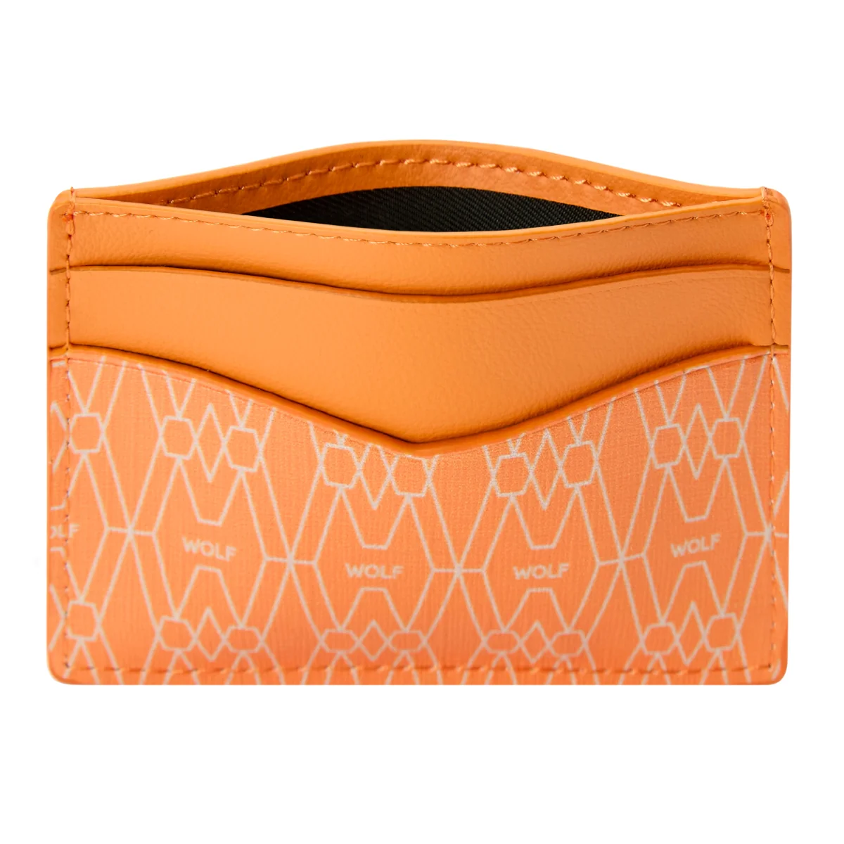 Wolf Signature Vegan Collection Orange Cardholder - Image 3