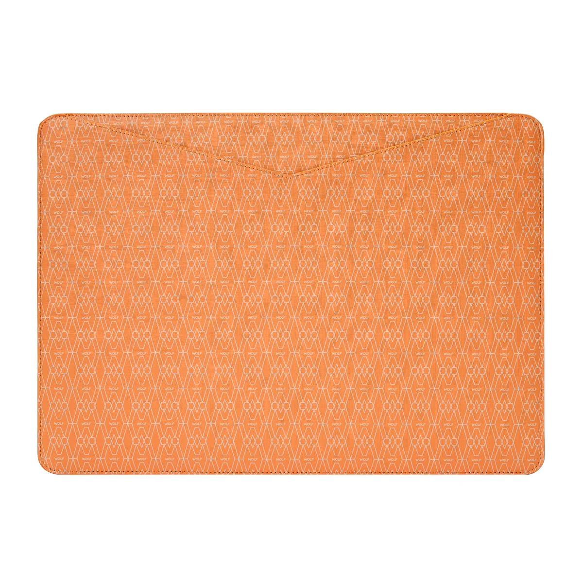 Wolf Signature Vegan Collection Orange Laptop Sleeve