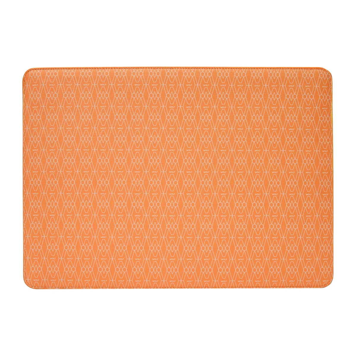 Wolf Signature Vegan Collection Orange Laptop Sleeve - Image 2