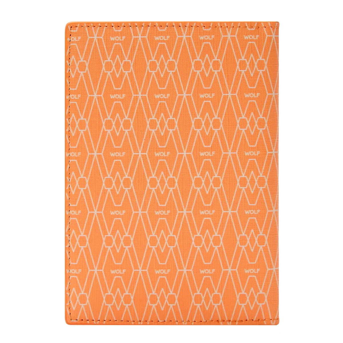 Wolf Signature Vegan Collection Orange Passport Sleeve - Image 2