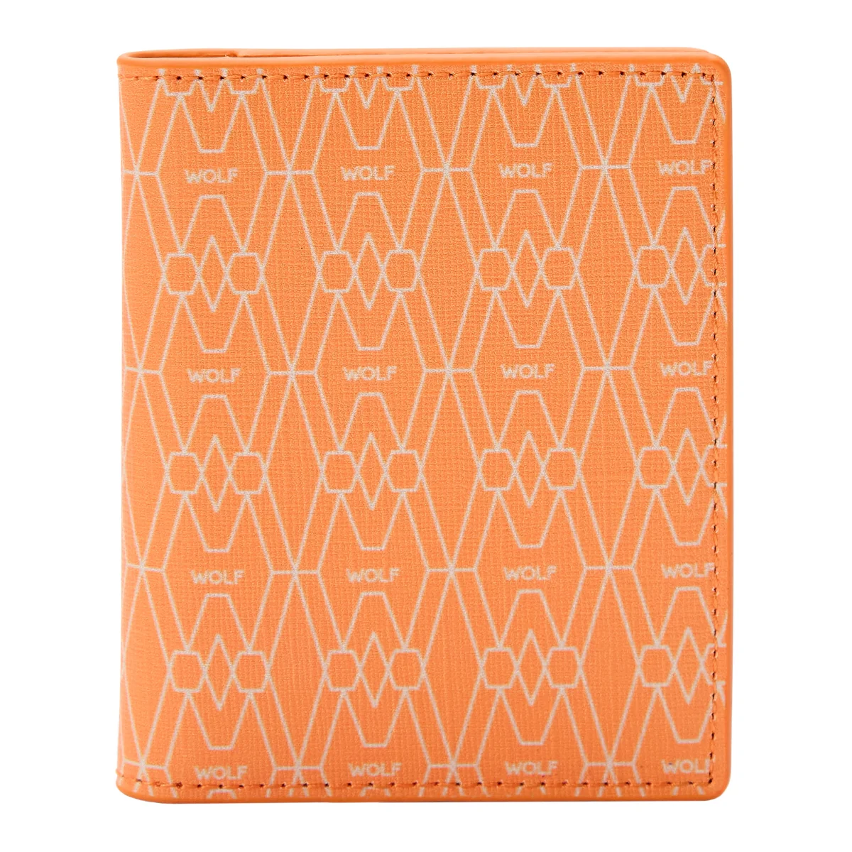 Wolf Signature Vegan Collection Orange Range ID Card Case