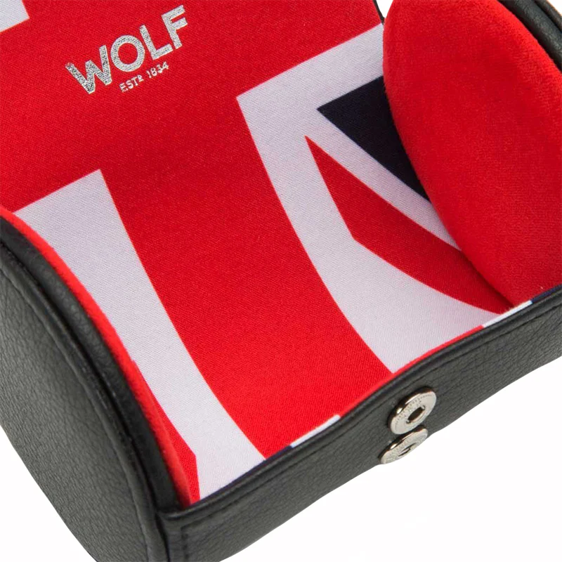WOLF Watch Travel Case Single Union Jack - Image 3
