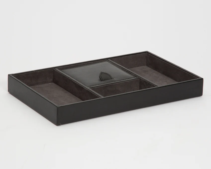 WOLF Valet Tray Blake Black Grey - Image 2