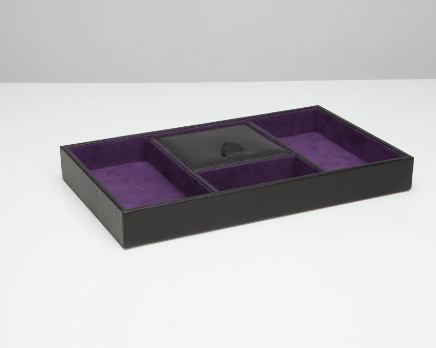 WOLF Valet Tray Blake Black Purple - Image 2