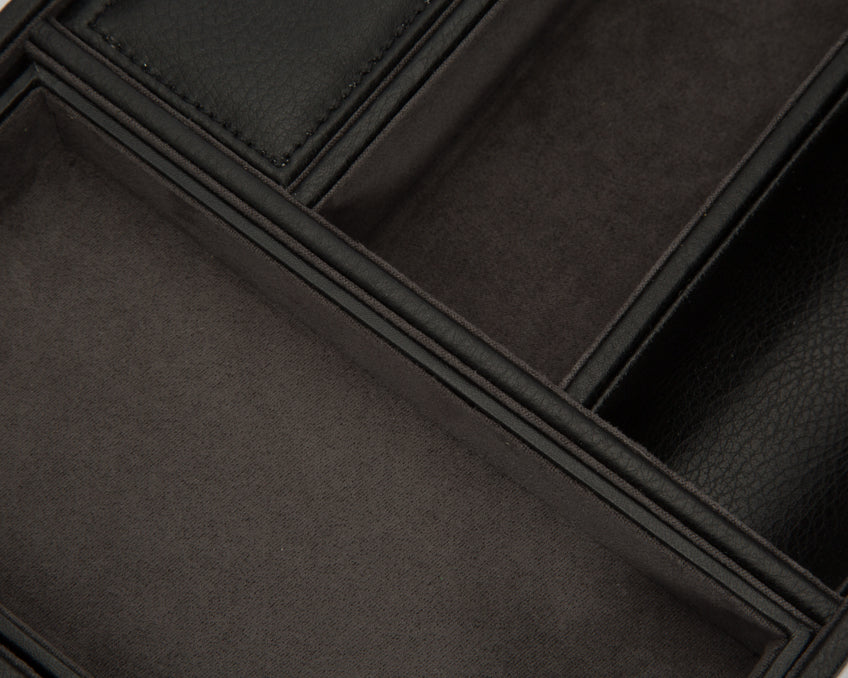WOLF Valet Tray With Cuff Blake Black Grey - Image 4