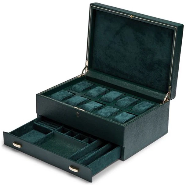 WOLF Watch Box British Racing Green 10pc