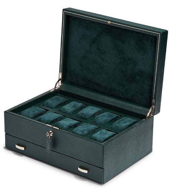 WOLF Watch Box British Racing Green 10pc - Image 2