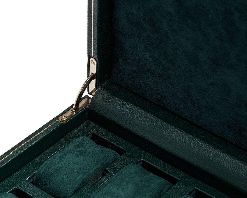 WOLF Watch Box British Racing Green 8pc - Image 3