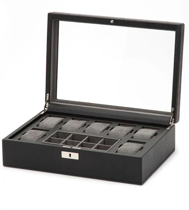 WOLF Watch Box Howard Black
