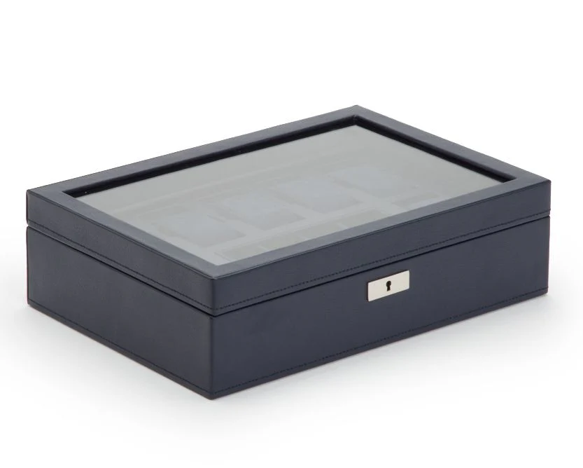 WOLF Watch Box Howard Navy - Image 2