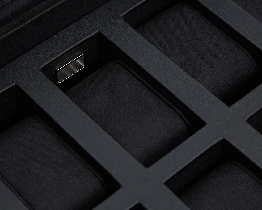 WOLF Watch Box Memento Mori 10 Piece Black - Image 3
