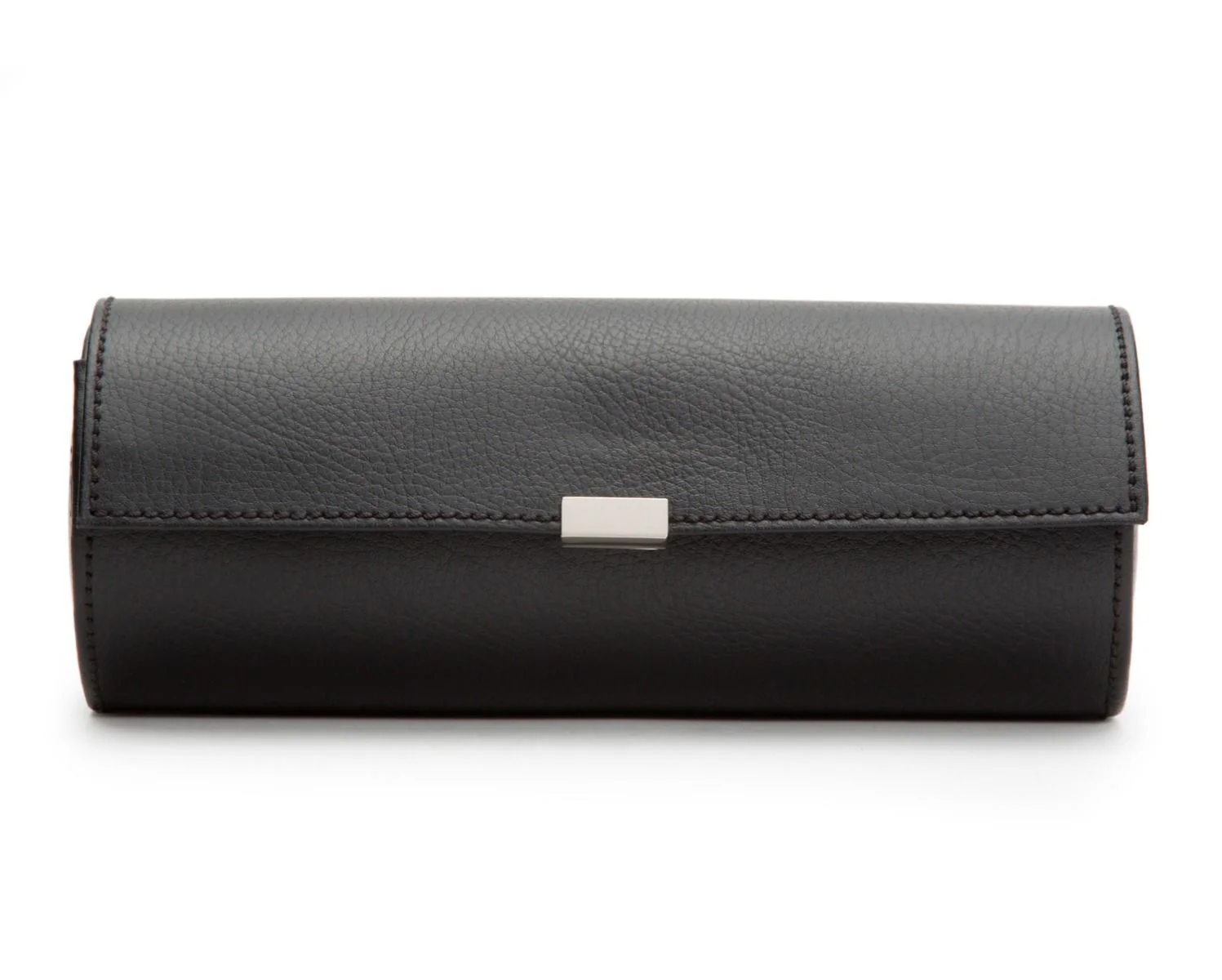 Wolf Watch Roll Howard Triple Black - Image 5