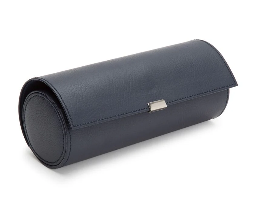Wolf Watch Roll Howard Triple Navy - Image 2