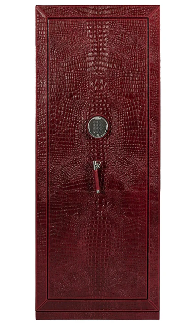 Wolf Watch Safe 1834 Churchill Red Croco