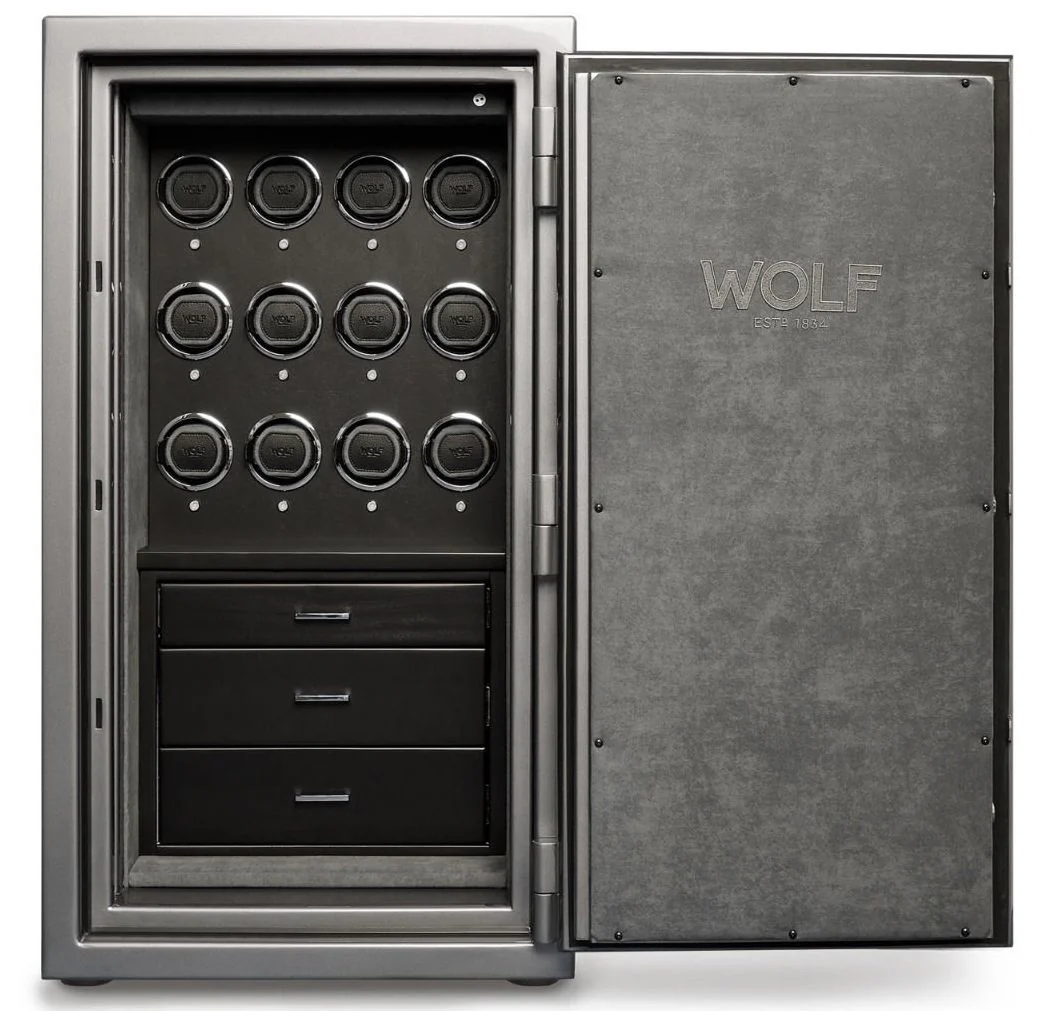 WOLF Watch Safe Atlas 12 Piece Titanium