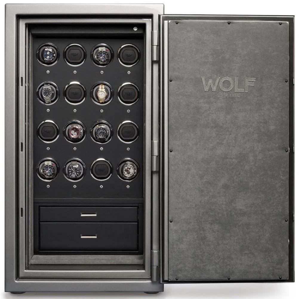 WOLF Watch Safe Atlas 16 Piece Titanium