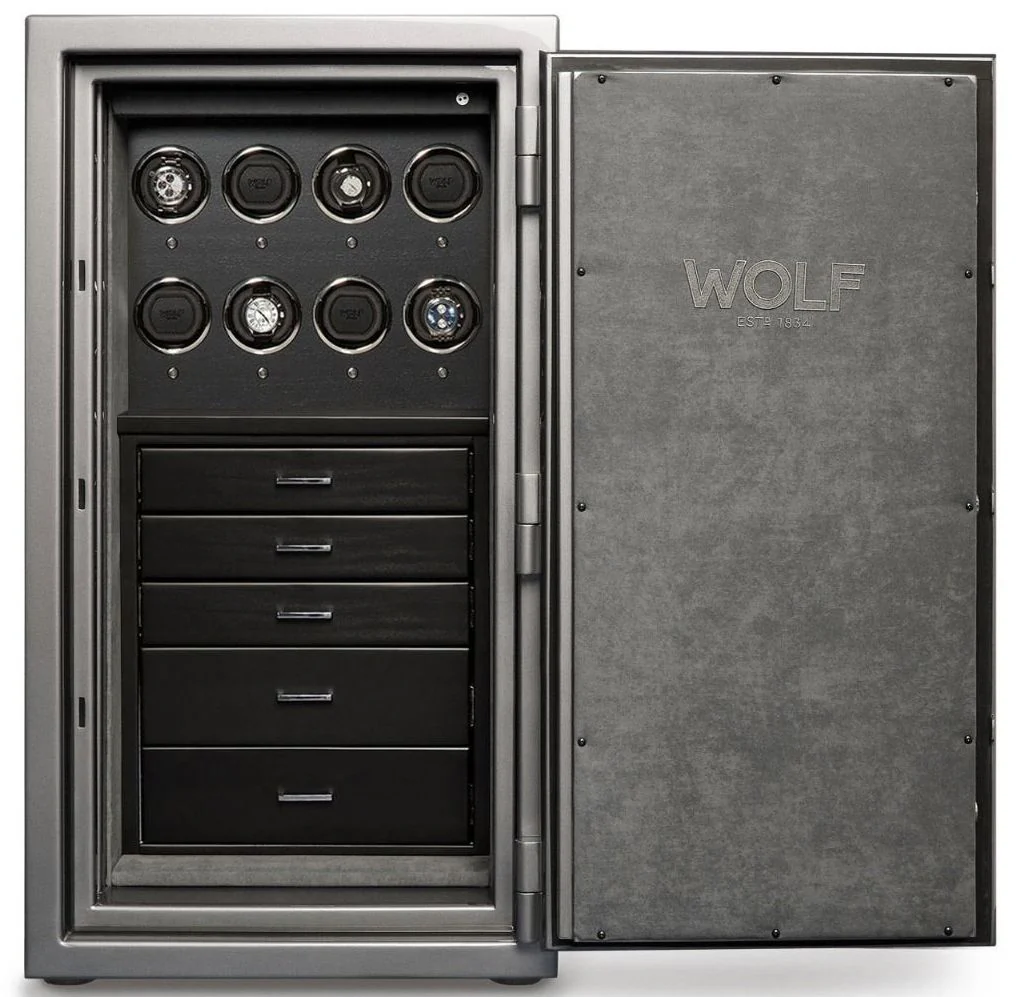 WOLF Watch Safe Atlas 8 Piece Titanium