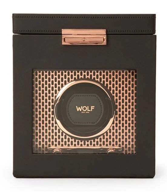 WOLF Watch Winder Axis Single With Storage Copper