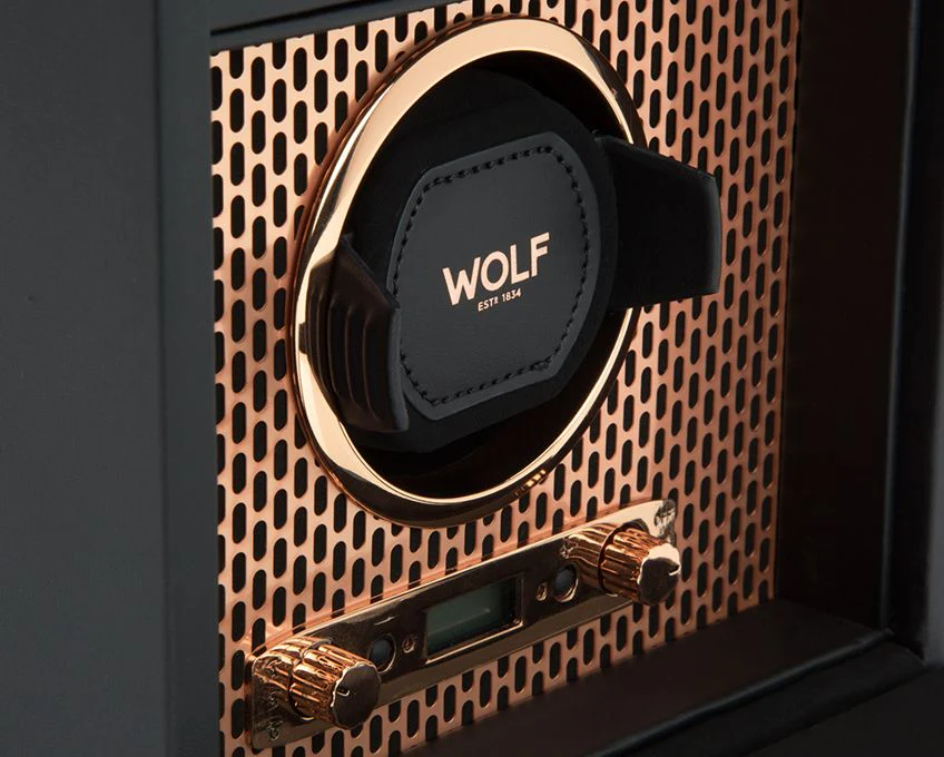 WOLF Watch Winder Axis Single With Storage Copper - Image 2