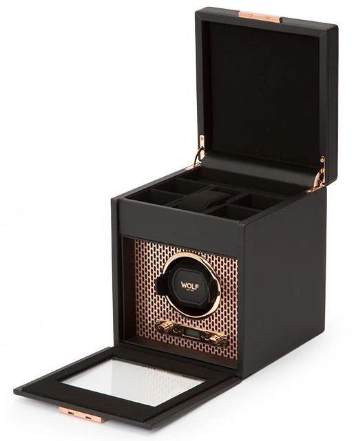 WOLF Watch Winder Axis Single With Storage Copper - Image 3