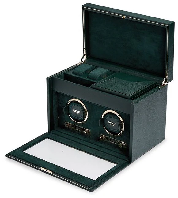 WOLF Watch Winder British Racing Green Double