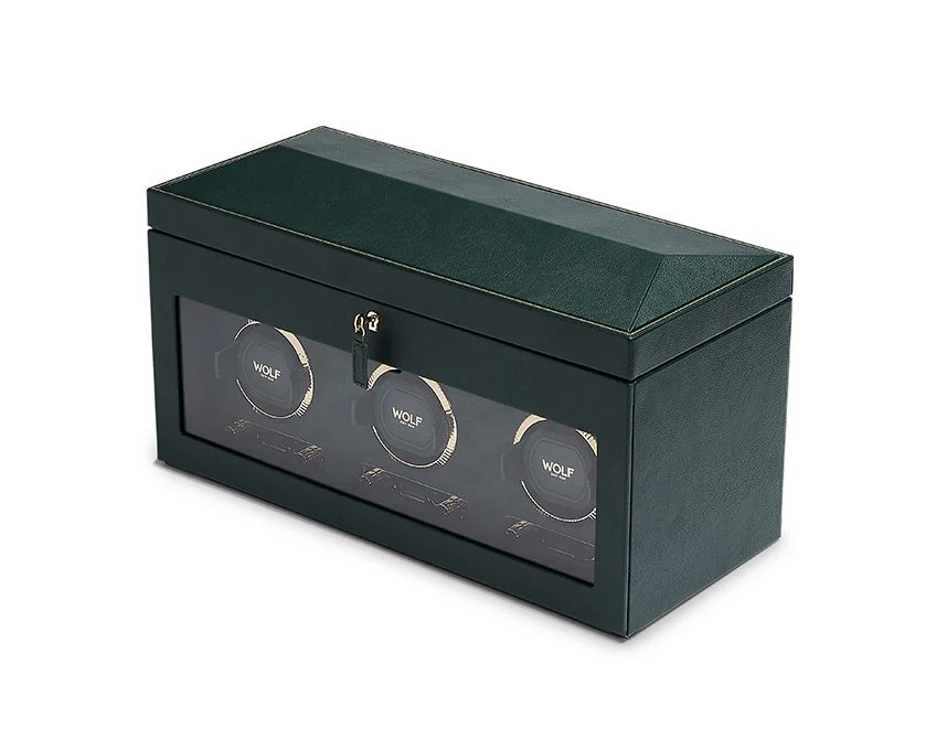 WOLF Watch Winder British Racing Green Triple - Image 3