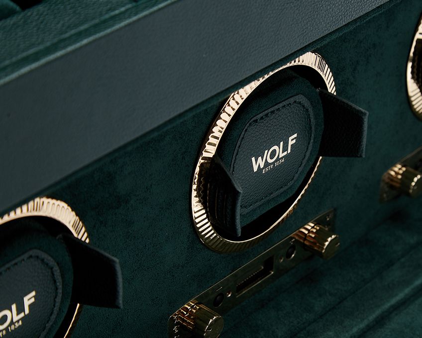 WOLF Watch Winder British Racing Green Triple - Image 4