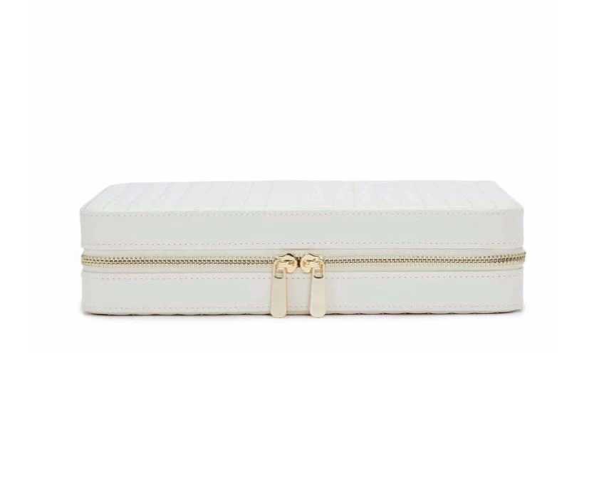 WOLF Jewellery Case Maria Zip Large White - Image 5