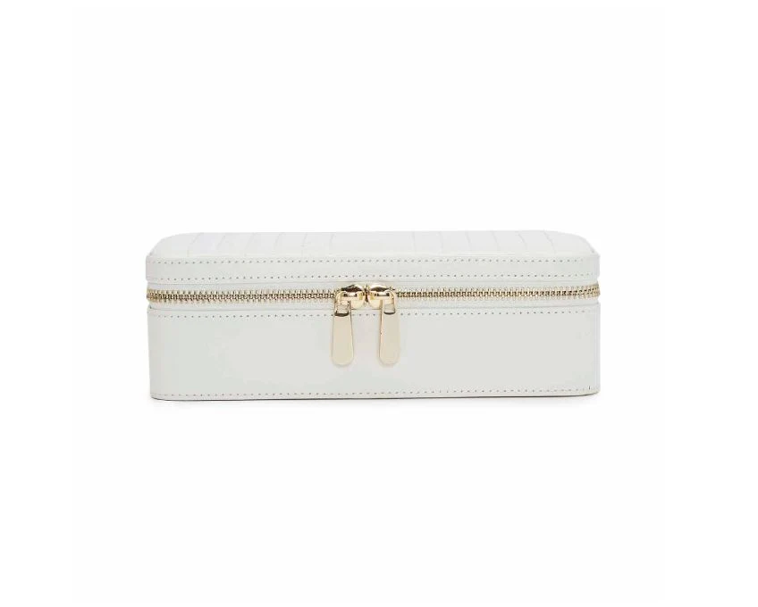 WOLF Jewellery Case Maria Zip Medium White - Image 5