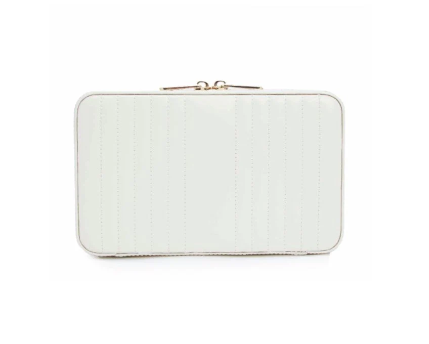 WOLF Jewellery Case Maria Zip Medium White - Image 6