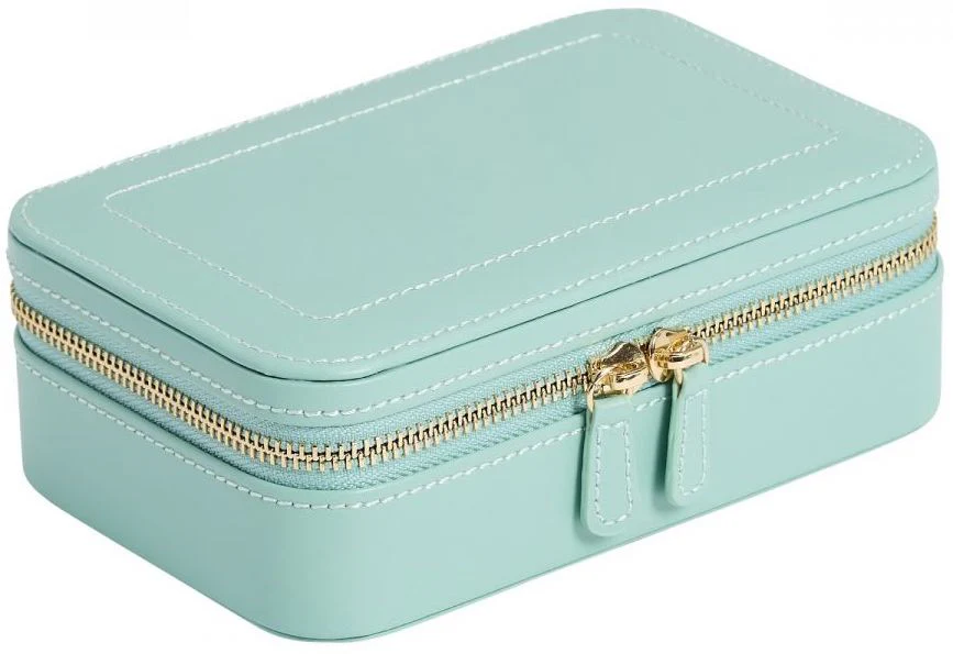 WOLF Jewellery Case Sophia Zip Case Jade - Image 2