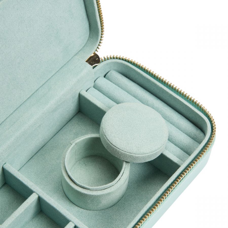 WOLF Jewellery Case Sophia Zip Case Jade - Image 4