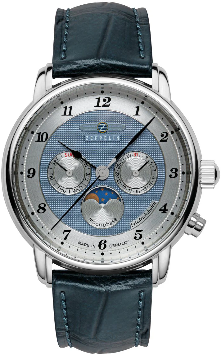 Zeppelin Friedrichshafen Quartz Moon Phase Watch