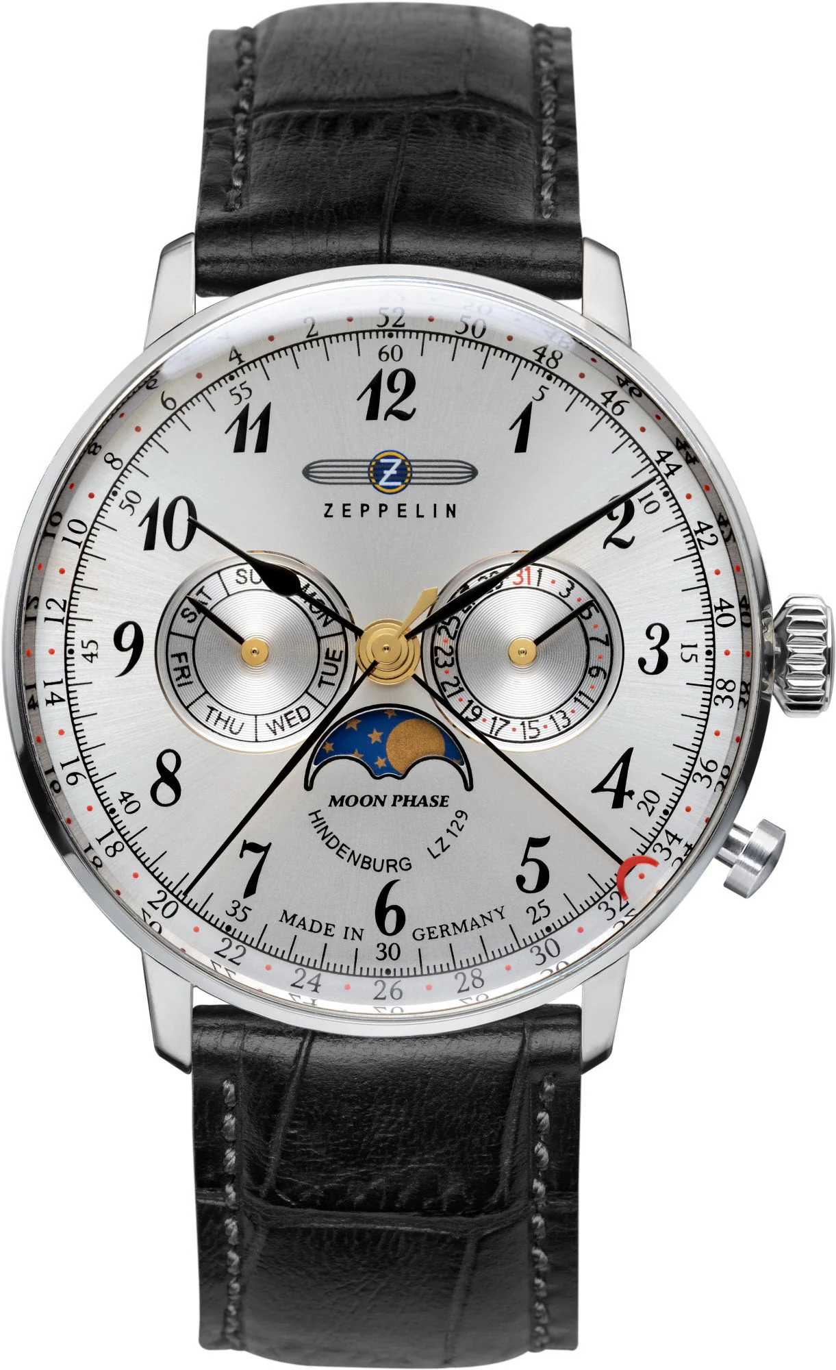 Zeppelin LZ 129 Hindenburg Moonphase Mens Watch