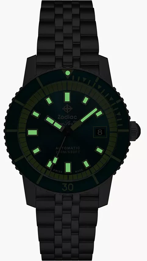 Zodiac Super Sea Wolf Compression Diver Automatic Watch - Image 2