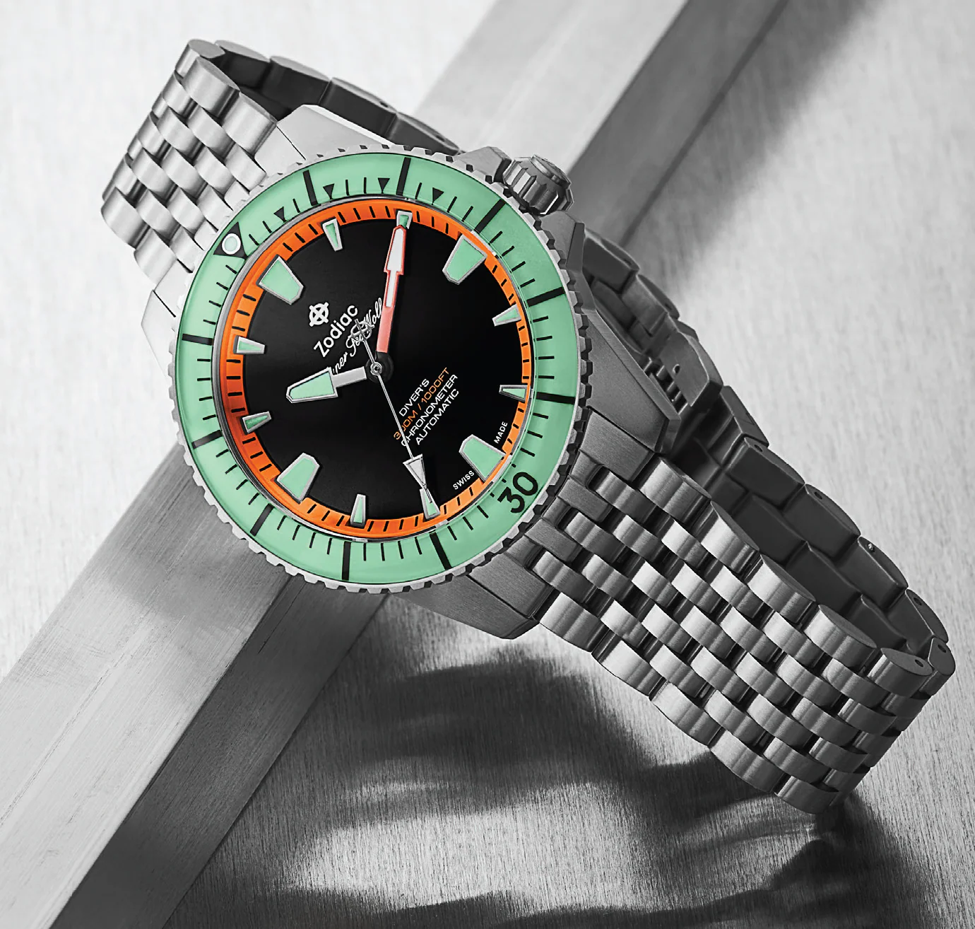 Zodiac Watch Super Sea Wolf Titanium Pro Diver Limited Edition D - Image 4