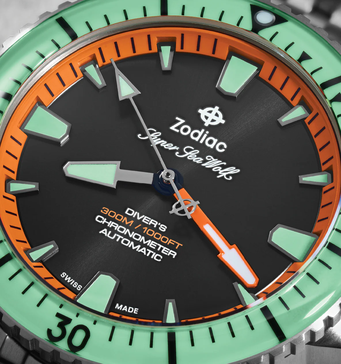 Zodiac Watch Super Sea Wolf Titanium Pro Diver Limited Edition D - Image 6