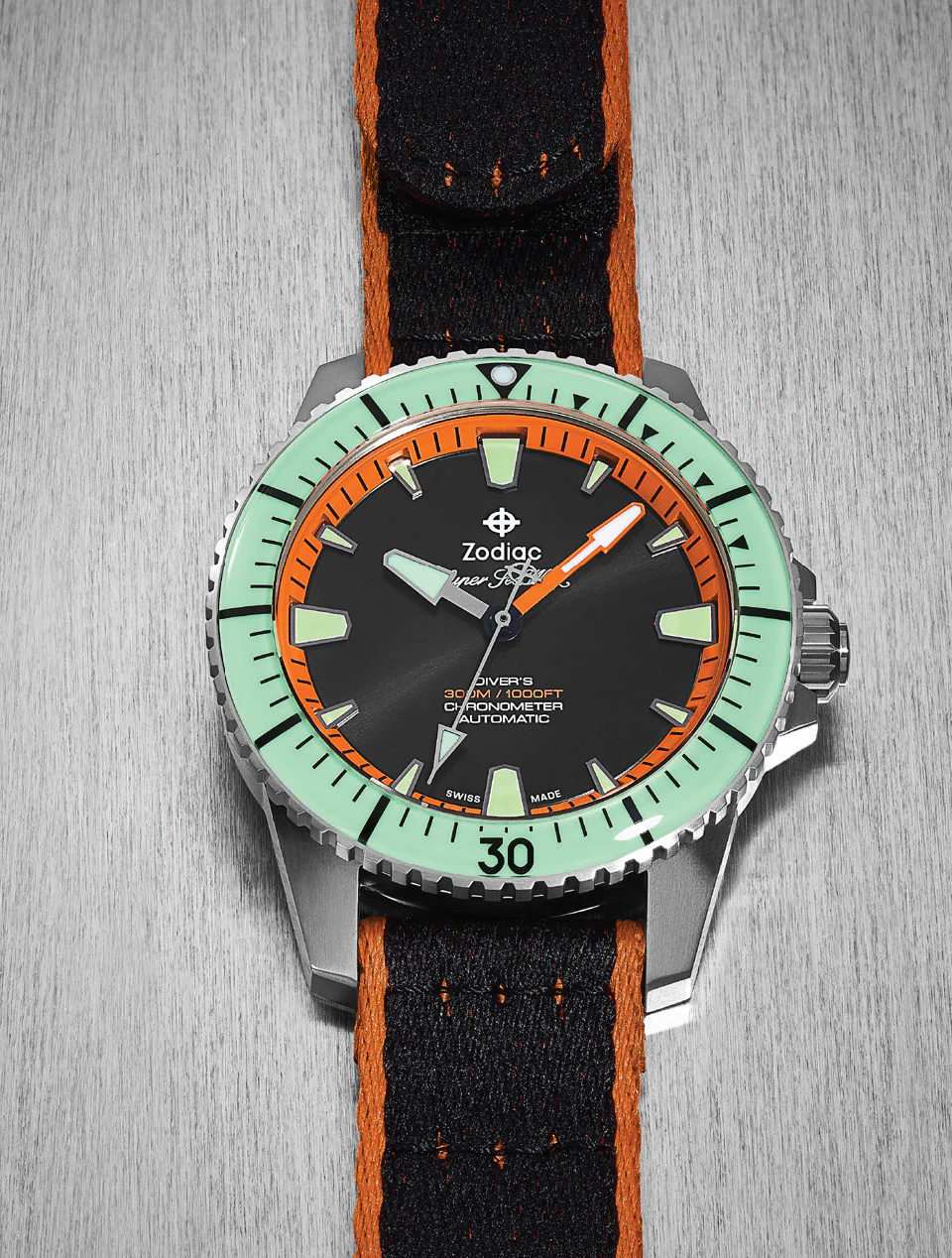 Zodiac Watch Super Sea Wolf Titanium Pro Diver Limited Edition D - Image 7